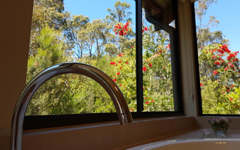 Jarrah Grove Forest Retreat View from the Bath